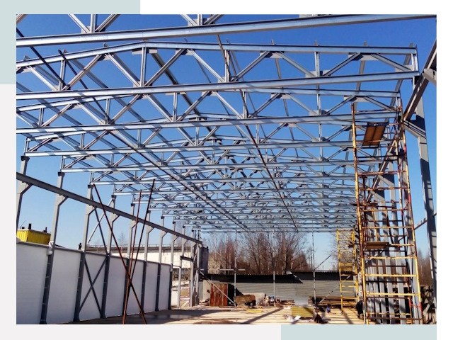 Строительство цехов в Гагарин от 624 руб. под ключ