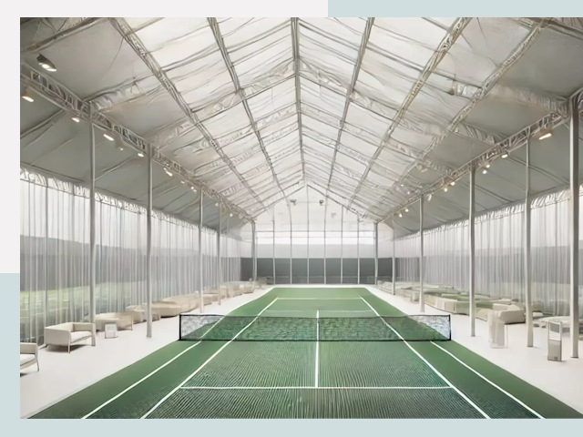 Строительство теннисных кортов в Гагарине