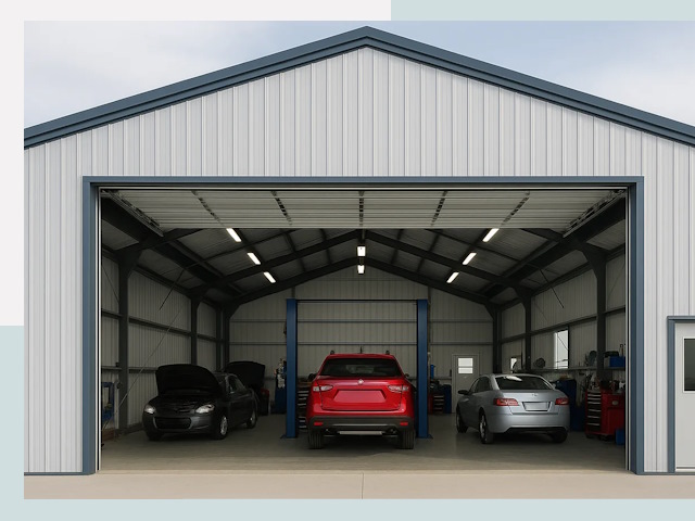 Ангары из сэндвич панелей от 624 руб. в Гагарин