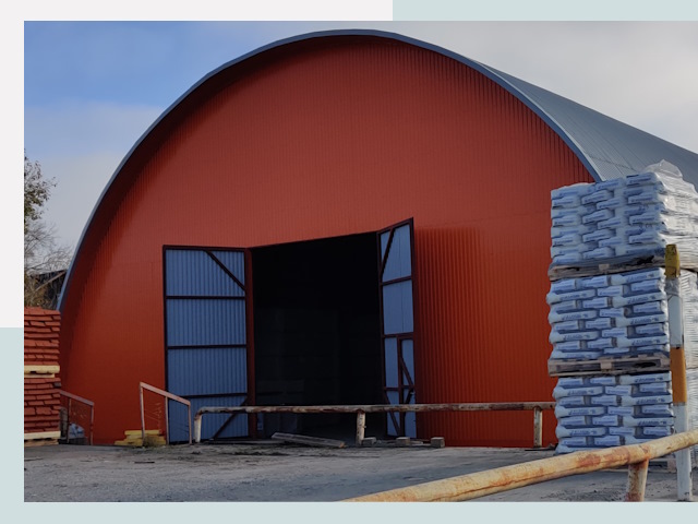 Полукруглые ангары по цене от 624 руб. в Гагарин