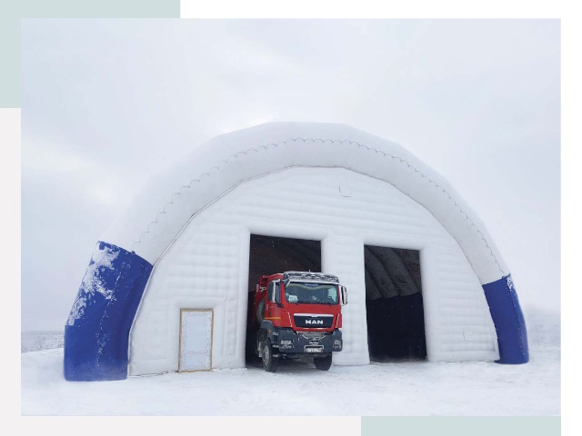 Мобильные ангары в Гагарине