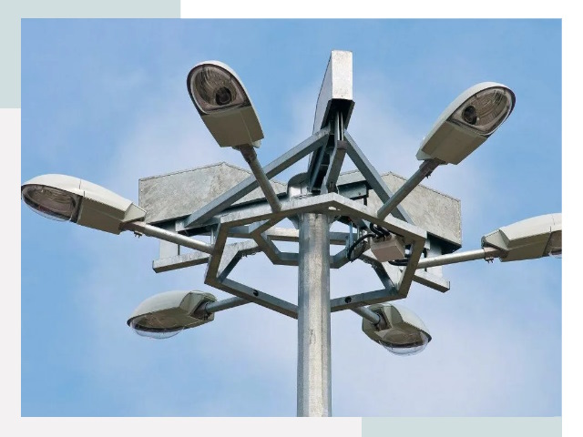 Монтаж осветительных мачт в Гагарине