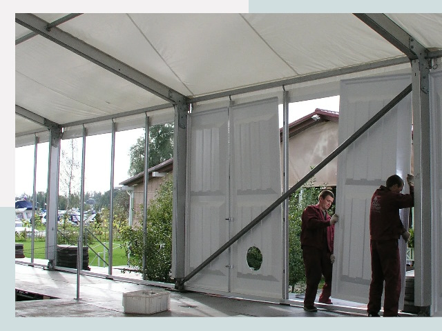 Быстро сборные шатры в Гагарин от 624 руб. за м²