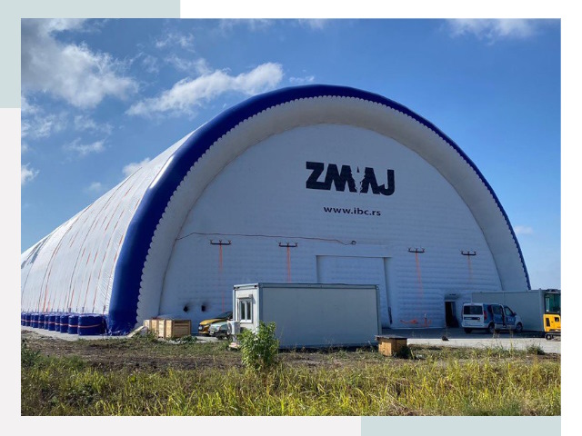 Брендирование ангаров в Гагарине