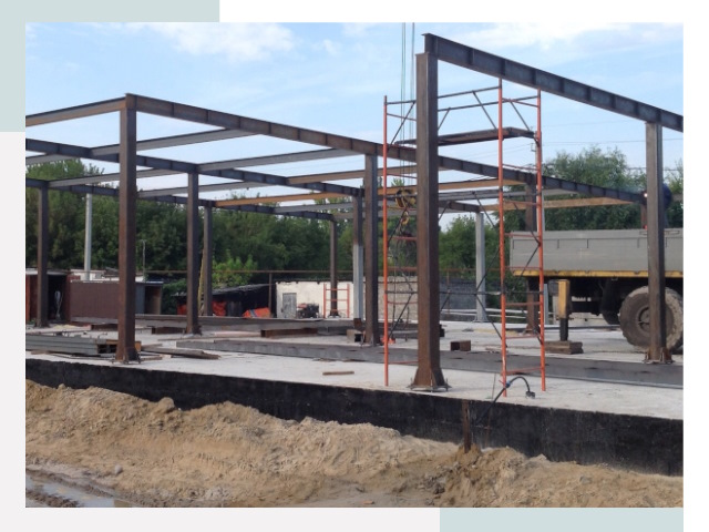 Фундамент для ангаров в Гагарине