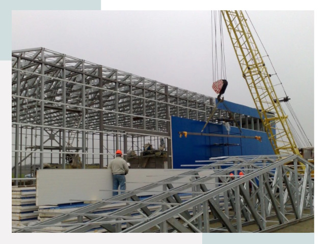 Монтаж ангаров в Гагарине